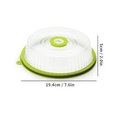 Microwave Splatter Cover Plate - Airtight Fresh Keeping Food Preservation