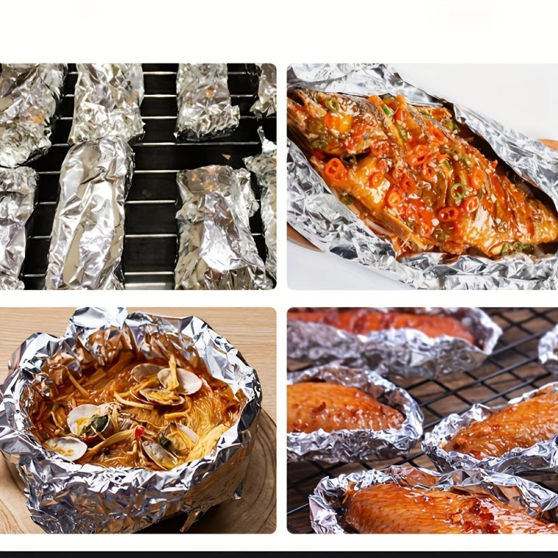 Barbecue Tin Foil Paper Wrap For Moisture Lock And Freshness