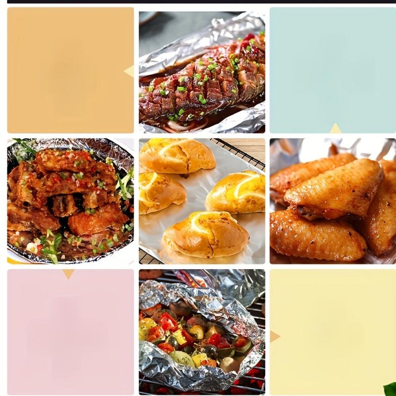 Barbecue Tin Foil Paper Wrap For Moisture Lock And Freshness