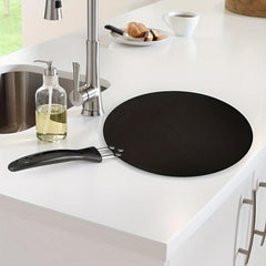 Non Stick Cast Iron Grill Pan with Handle for Pizza Pancake Pie