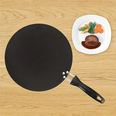 Non Stick Cast Iron Grill Pan with Handle for Pizza Pancake Pie