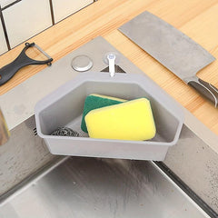 Sink Basket Triangle Storage Holder Multifunctional Drain Shelf Sucker Sink Stor
