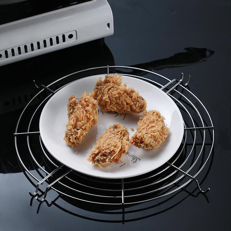 304 Stainless Steel Draining Rack BBQ Frying Kitchen Rack