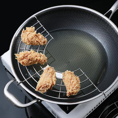 304 Stainless Steel Draining Rack BBQ Frying Kitchen Rack
