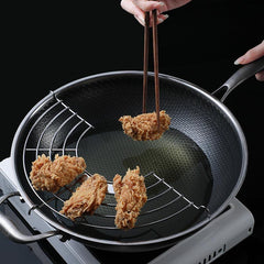 304 Stainless Steel Draining Rack BBQ Frying Kitchen Rack