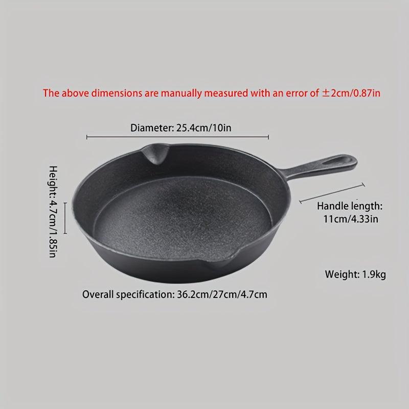 3pc Cast Iron Skillet Frying Pan Pre-seasoned Oven Safe Cookware
