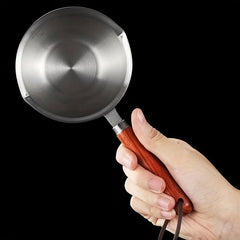 2pcs Stainless Steel Mini Pot With Handle, Versatile for Cooking