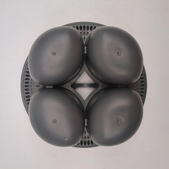 4in1 Egg Cooker Poachers Tools Pot Steamer Tray Eggs Poachers Stand