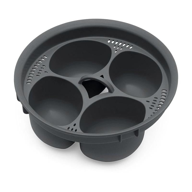 4in1 Egg Cooker Poachers Tools Pot Steamer Tray Eggs Poachers Stand