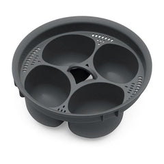 4in1 Egg Cooker Poachers Tools Pot Steamer Tray Eggs Poachers Stand