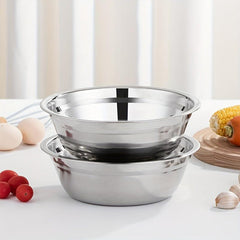 2pcs Stainless Steel Mixing Bowls for Dogs Mixing Storage Kitchen Gadgets