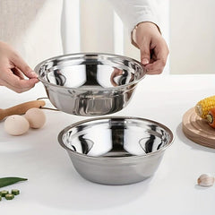 2pcs Stainless Steel Mixing Bowls for Dogs Mixing Storage Kitchen Gadgets