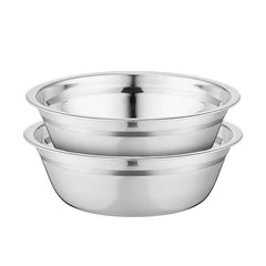 2pcs Stainless Steel Mixing Bowls for Dogs Mixing Storage Kitchen Gadgets