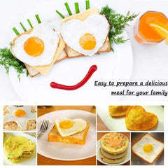Nonstick Egg Cooker Pancake Maker Omelette Mold Flip Eggs Ring