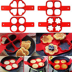 Nonstick Egg Cooker Pancake Maker Omelette Mold Flip Eggs Ring