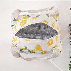 Fruits Lunch Box Bag Aluminum Foil Bento Bag Waterproof Thermal Bento Bag