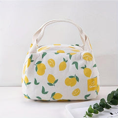 Fruits Lunch Box Bag Aluminum Foil Bento Bag Waterproof Thermal Bento Bag