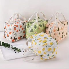 Fruits Lunch Box Bag Aluminum Foil Bento Bag Waterproof Thermal Bento Bag