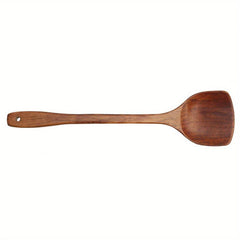 Wooden Spatula Heavy Duty Stir Turner Cooking Pot Teak Wooden Spoon