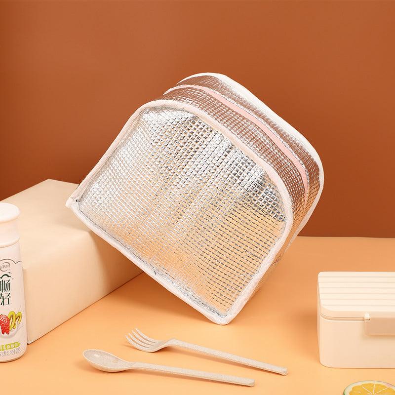 1pc Cartoon Insulated Lunch Box Tote Bag Hand held Bento Bag 3D