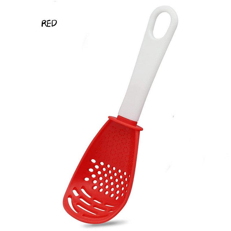 Multifunctional Cooking Spoon Skimmer Colander Strainer Masher Kitchen Gadgets