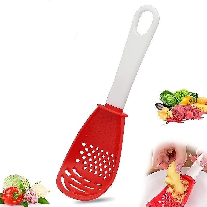 Multifunctional Cooking Spoon Skimmer Colander Strainer Masher Kitchen Gadgets