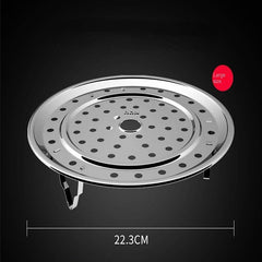 Stainless Steel Steamer Rack Insert Pot Steaming Tray Stand Cookware