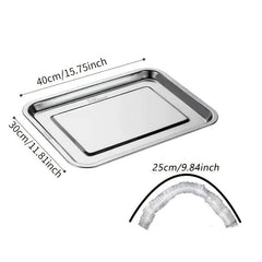 100 pack Disposable Plastic Wrap Covers for Universal Bowl and Plate Coverage