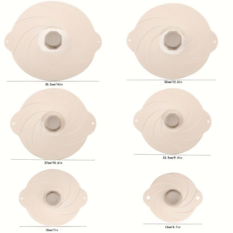 6pcs Silicone Suction Lids Heat Resistant Reusable Microwave Cover