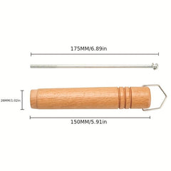 Wooden Handle Pan Pot Handle 150 26mm Replacement