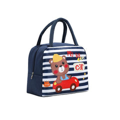 Kids Insulated Lunch Bag with Dino Penguin Cow Print