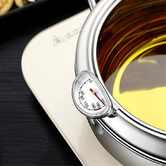Kitchen Cooking Pot Tempura Fryer Pan Temperature Controllable