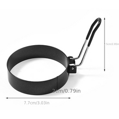 Stainless Steel Egg Ring Set Non Stick Mold Shaper Circles for Fried Egg