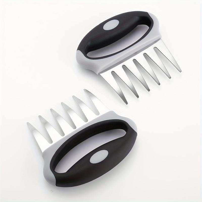 1pc Bear Claws Meat Shredder Hand Stainless Steel Turkey Fork Divider