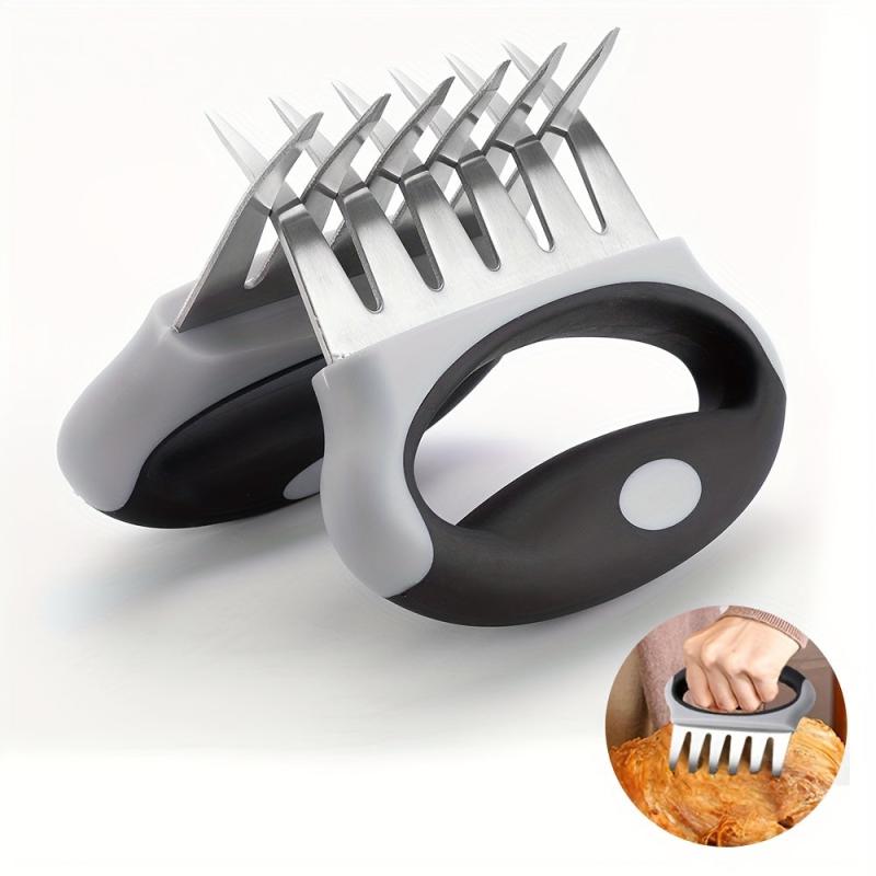1pc Bear Claws Meat Shredder Hand Stainless Steel Turkey Fork Divider