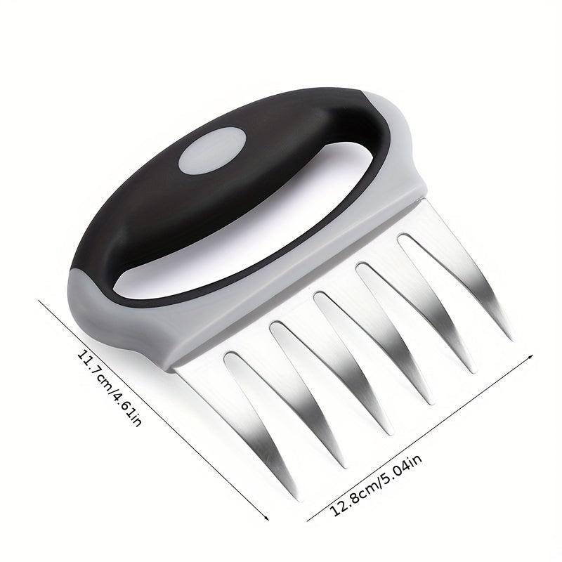 1pc Bear Claws Meat Shredder Hand Stainless Steel Turkey Fork Divider