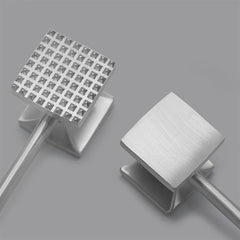 Meat Tenderizer Dual Sided Kitchen Meat Mallet Heavy Duty Metal Meat Pounder