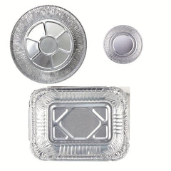 50pc Disposable Aluminum Baking Pans Loaf Muffin Cake Tins