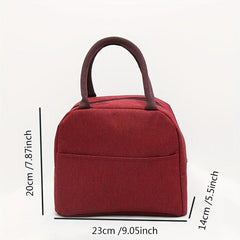 Waterproof Thermal Bento Box Bag for Student and Office Workers