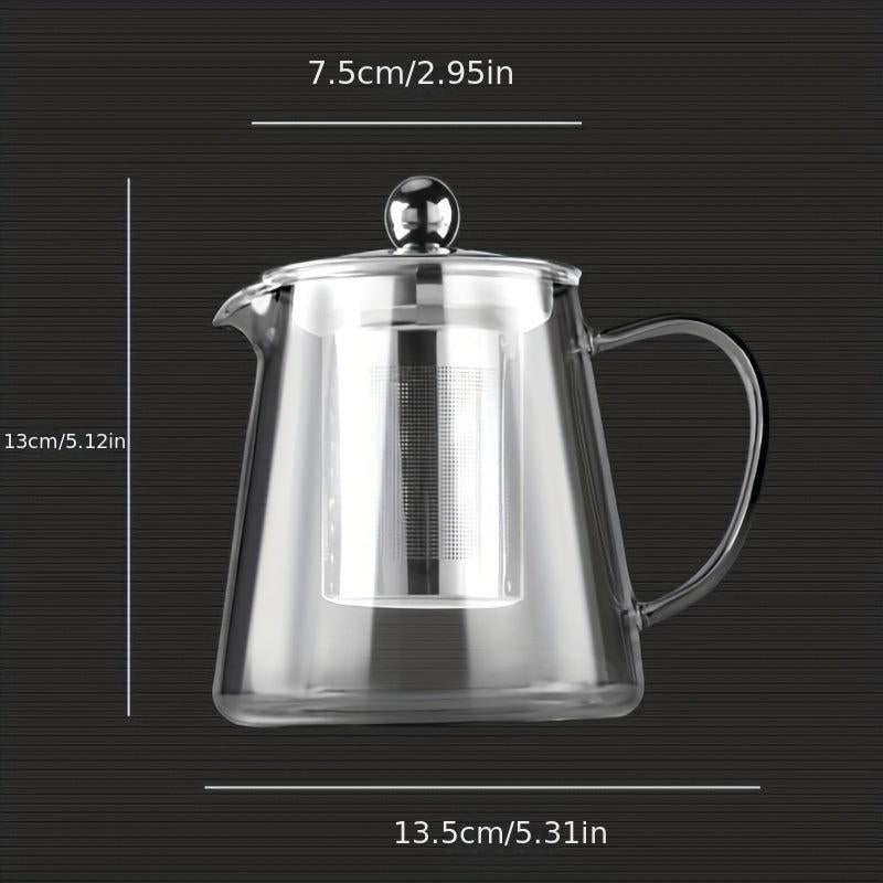 Glass Tea Infuser Teapot Tea Maker High Temperature Resistant Filter Pot