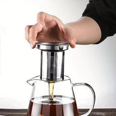Glass Tea Infuser Teapot Tea Maker High Temperature Resistant Filter Pot