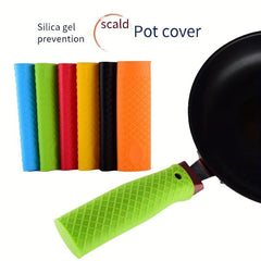 Silicone Pot Handle Cover Heat Insulation Non-slip Cooking Pot Rubber Cover