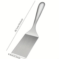2pcs 25 Non Slip Pizza Cutter Shovel Stainless Steel Spatula Slotted Hamburger