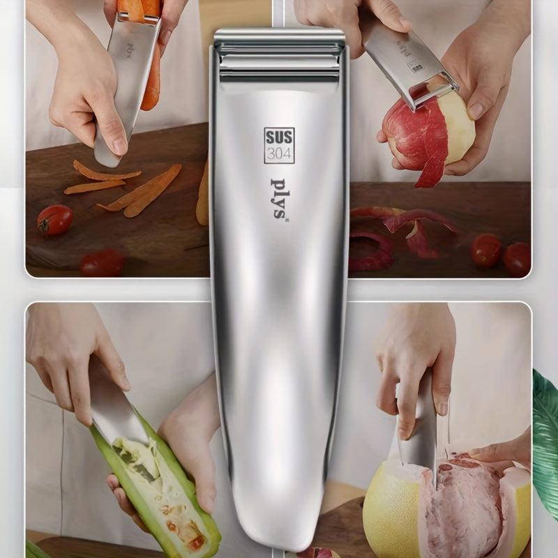 Stainless Steel Melon Peeler Fruit Cutter Kitchen Gadget