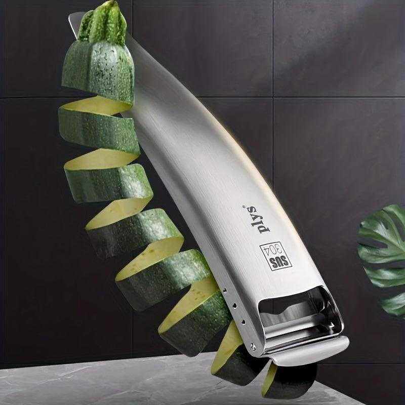 Stainless Steel Melon Peeler Fruit Cutter Kitchen Gadget