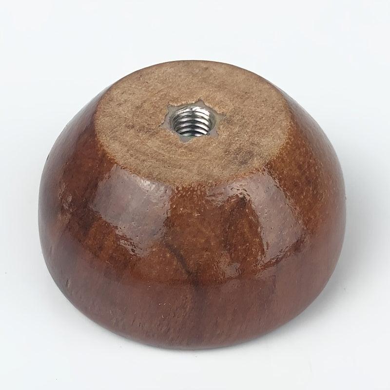 Wood Pot Lid Handle Stainless Steel Cap Kitchen Supplies