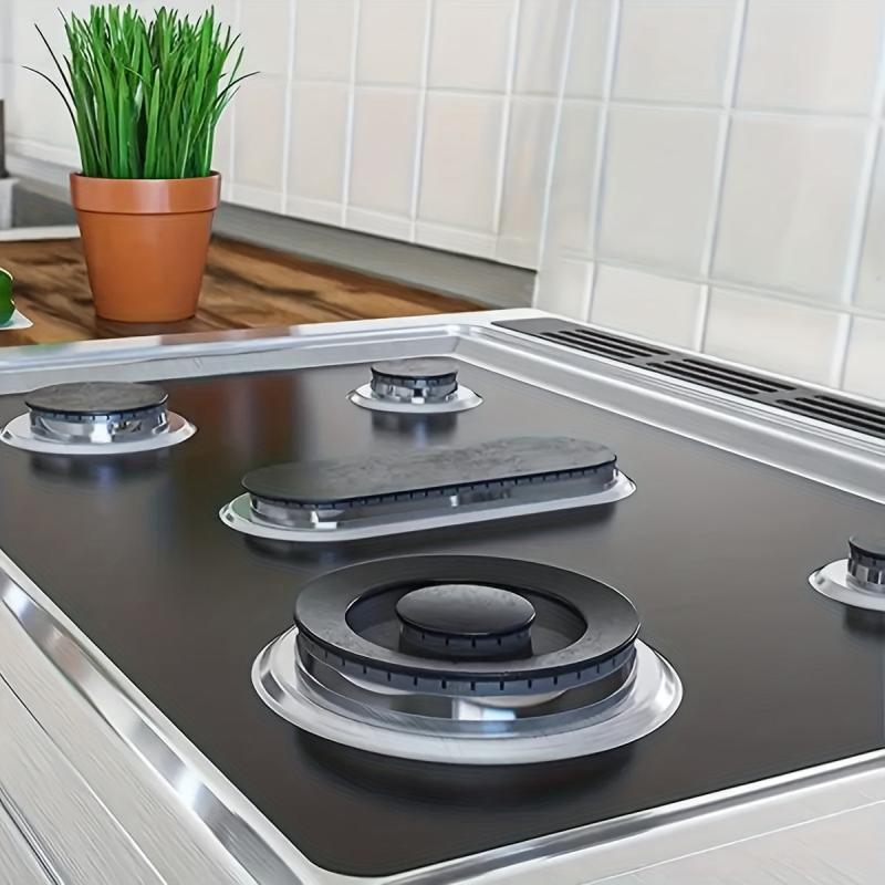 2pcs Reusable Gas Range Protectors Non Stick Stove Liner