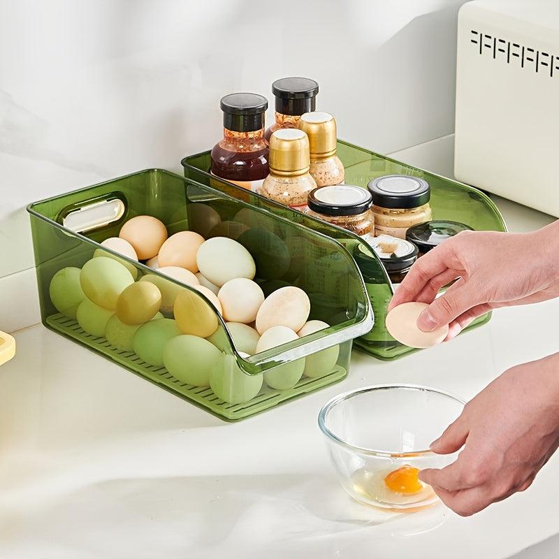 Clear Plastic Refrigerator Organizer Bins for Kitchen & Pantry Organization