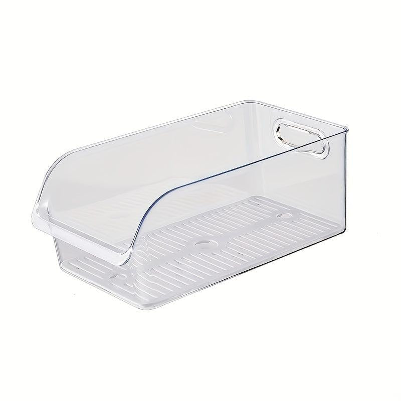 Clear Plastic Refrigerator Organizer Bins for Kitchen & Pantry Organization