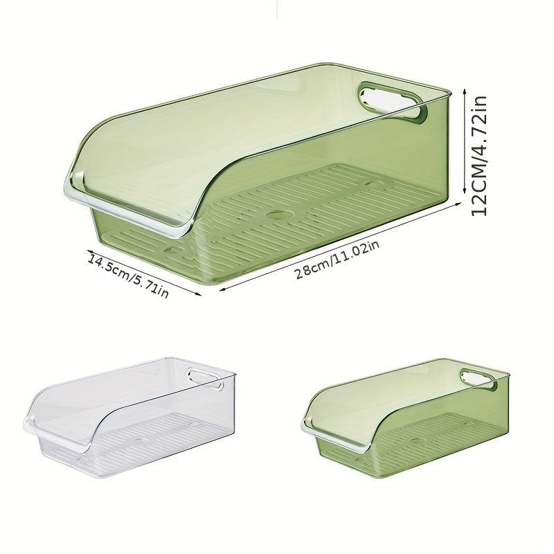Clear Plastic Refrigerator Organizer Bins for Kitchen & Pantry Organization